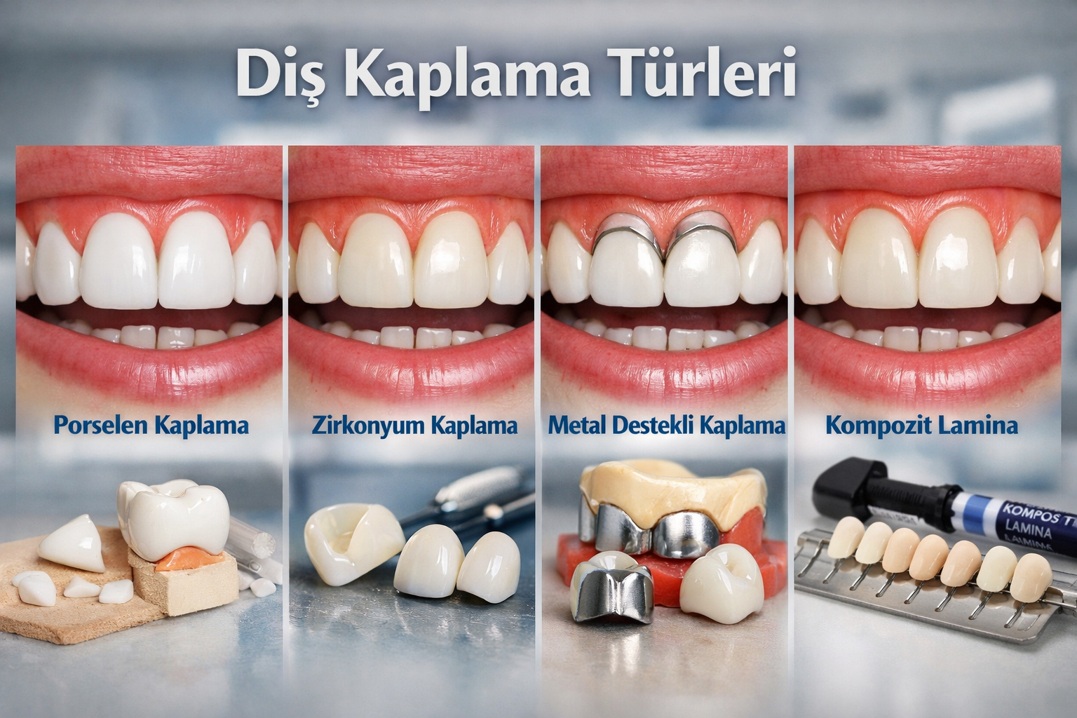 Diş Kaplama Çeşitleri