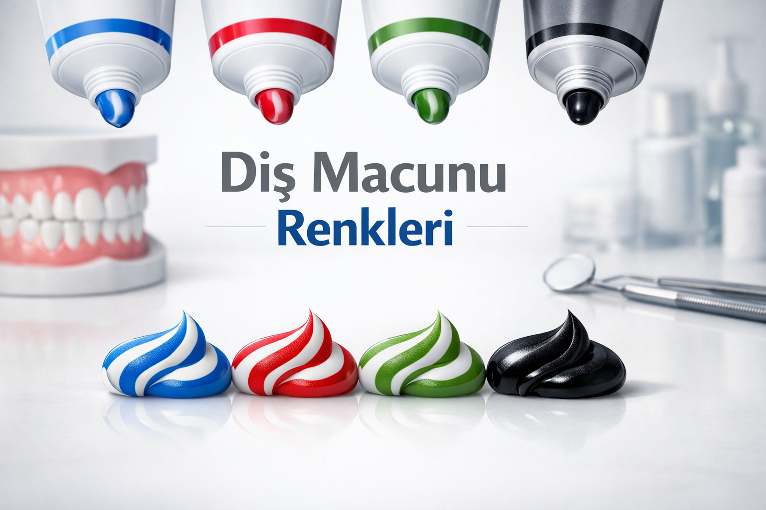 Diş Macunu Renkleri Ne Anlama Gelir?