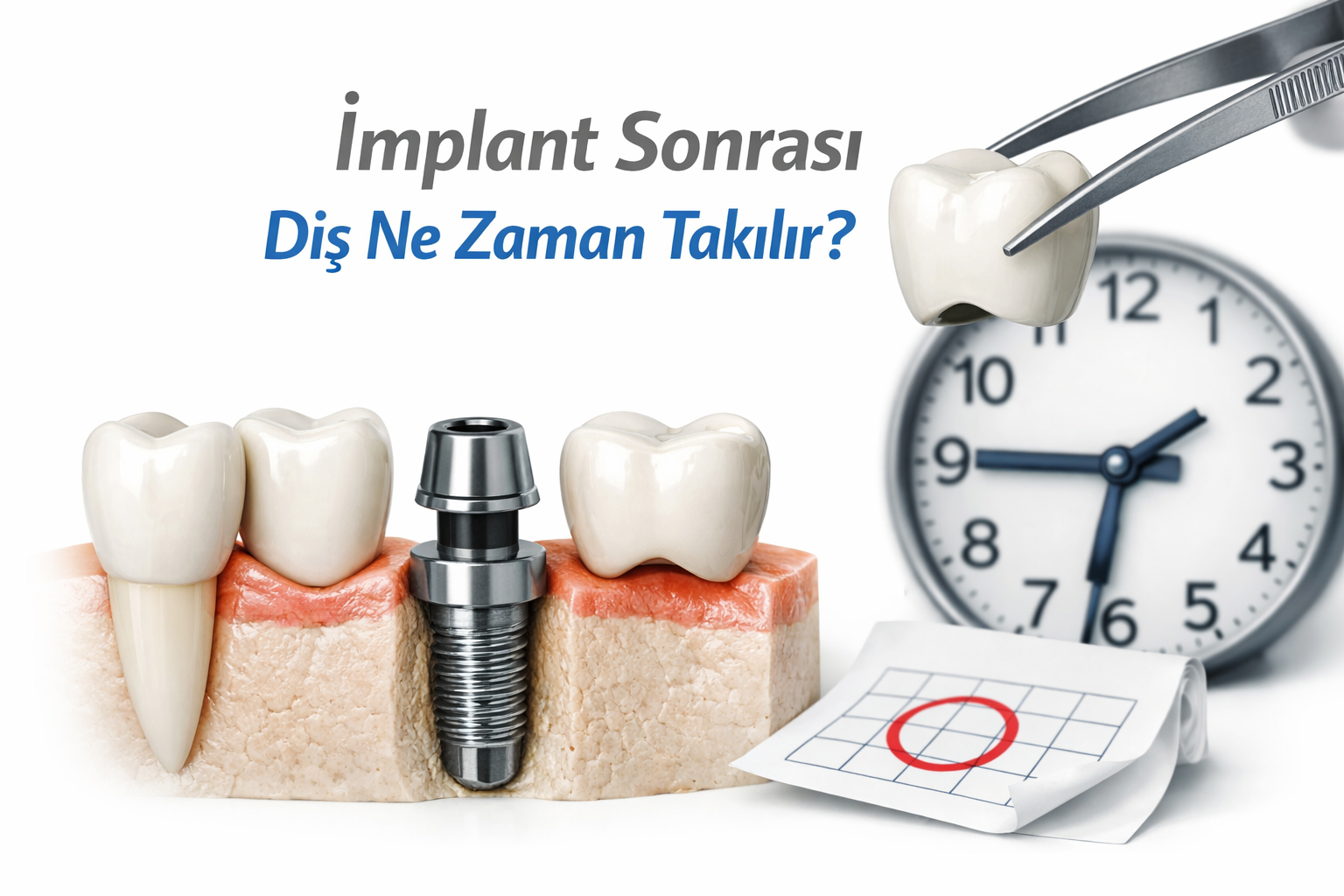 İmplant Vidası Takıldıktan Sonra Diş Ne Zaman Takılır?